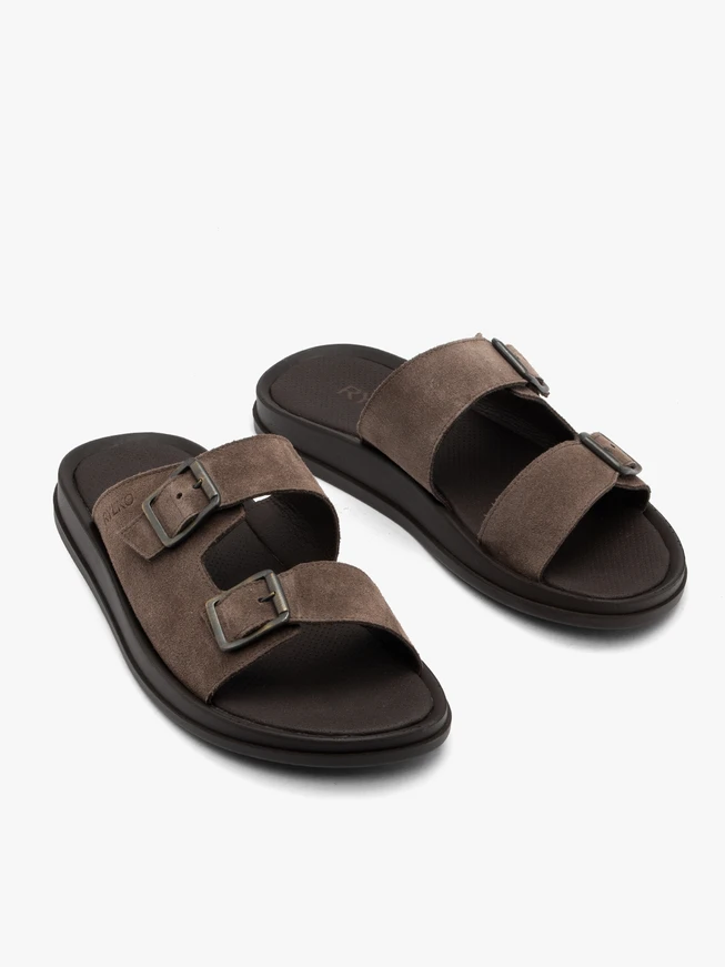 Grau-braune Herren-Flip-Flops