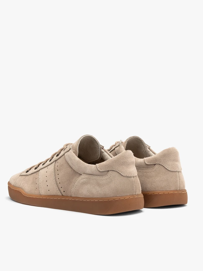 Suede sporty shoes