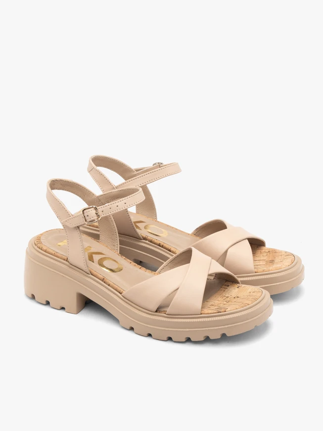 Beige women’s sandals