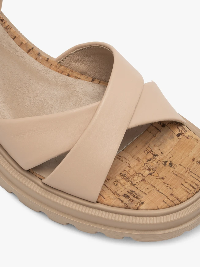 Beige women’s sandals