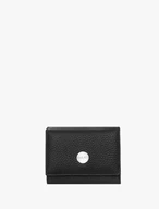 Black women’s wallet with silver details