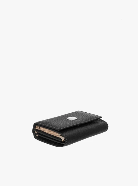 Black women’s wallet with silver details