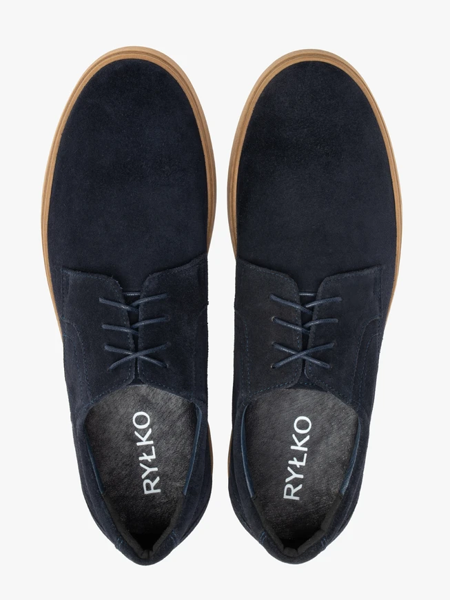 Marineblaue Freizeithalbschuhe für Männer