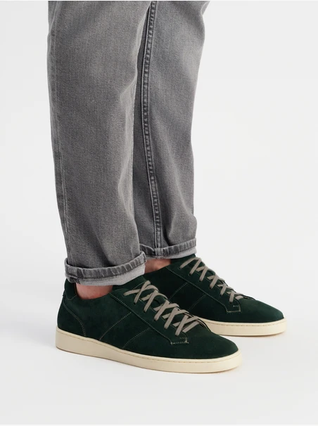 Green men’s sneakers