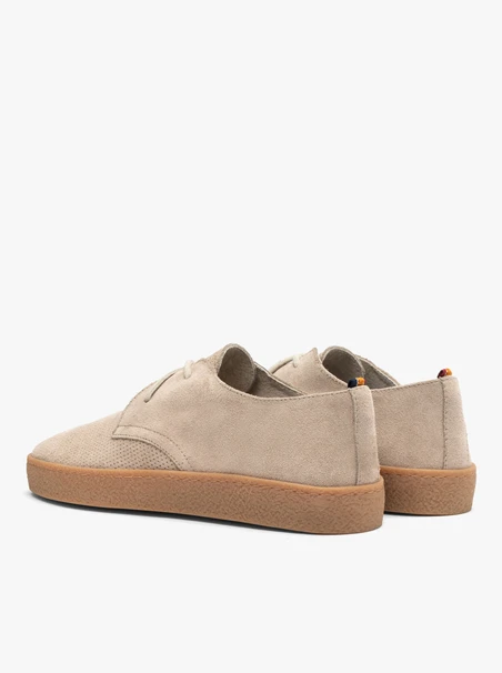 Welurowe półbuty męskie w stylu casual