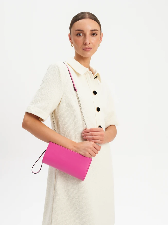 Elegante Handtasche in fuchsia