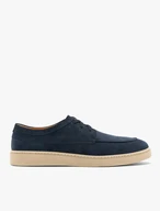 Navy lace-up men’s shoes