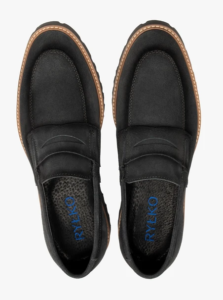 Velvet casual loafers