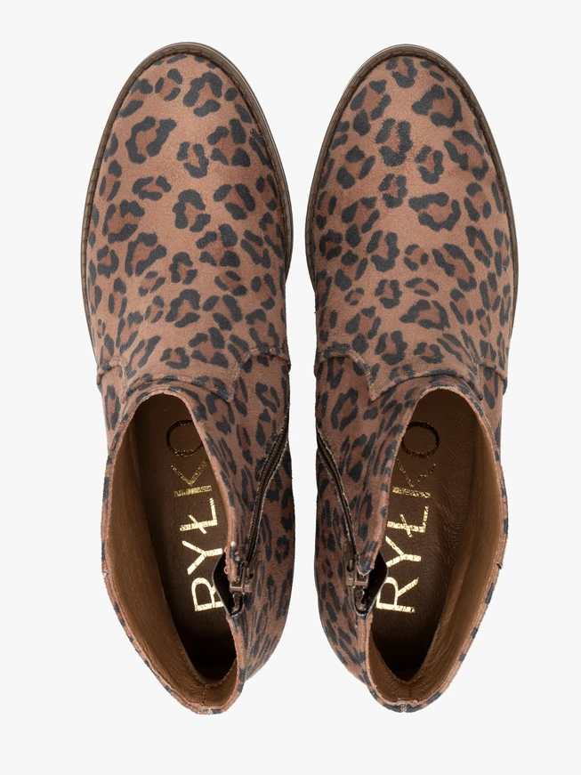 Cowboystiefel mit Leopardenmuster