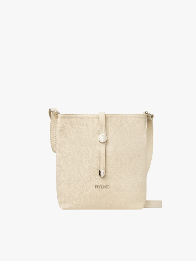 Medium cream crossbody bag