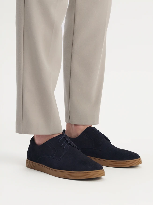 Marineblaue Freizeithalbschuhe für Männer