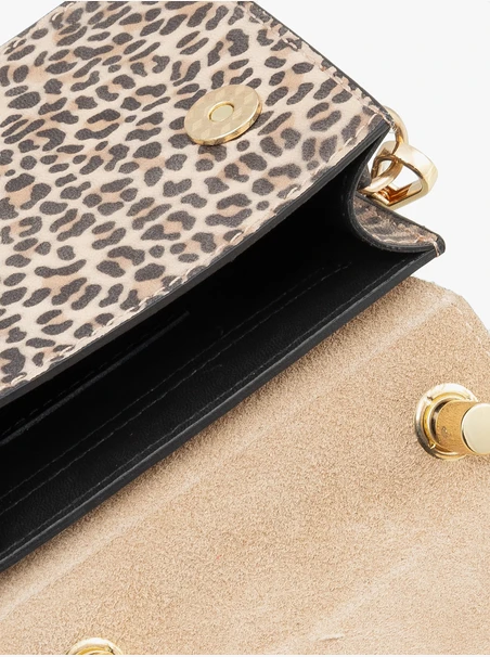 Elegante Handtasche mit Leopardenmuster