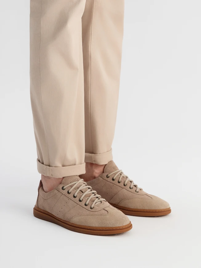 Gray sporty men’s shoes