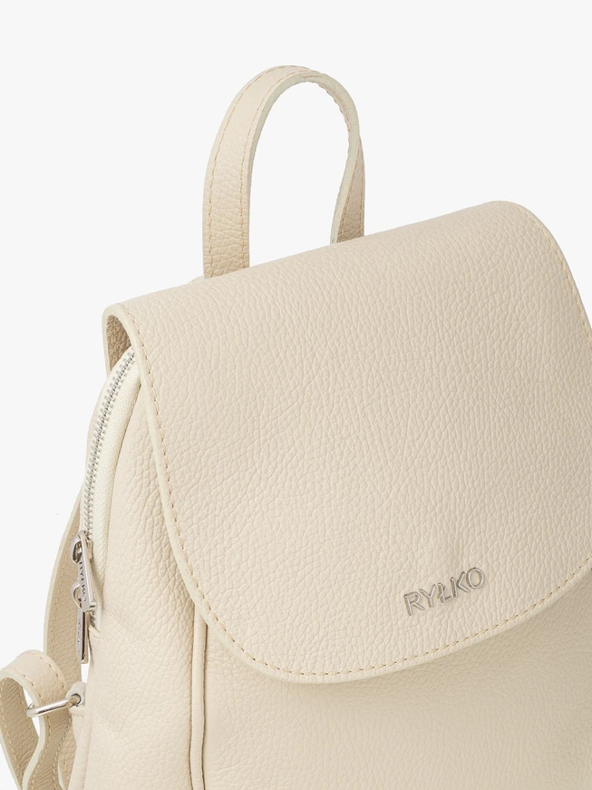 Medium cream women’s backpack