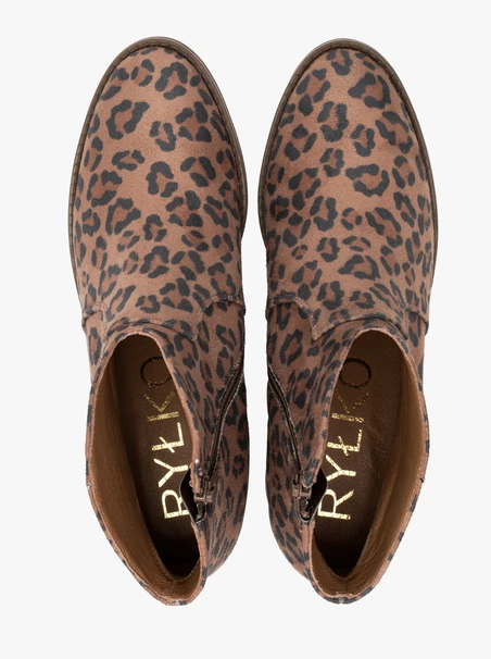 Cowboystiefel mit Leopardenmuster