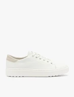 White sporty shoes with lightweight sole
