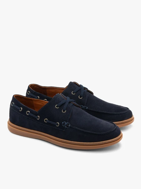Marineblaue Schnürschuhe für Männer