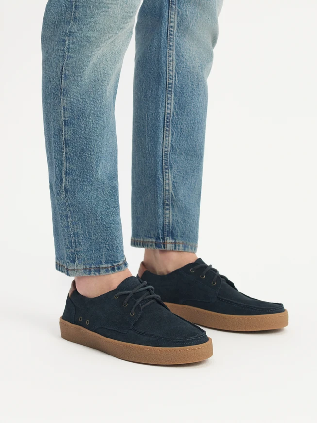 Velours-Halbschuhe für Männer