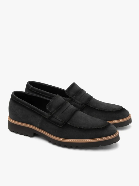 Velvet casual loafers