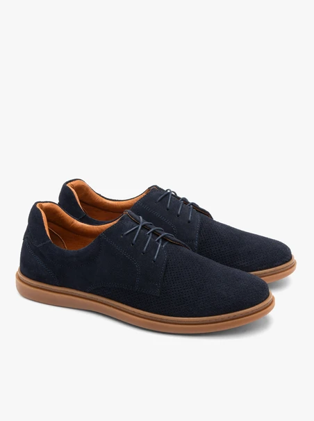 Herrenschnürschuhe mit Perforation