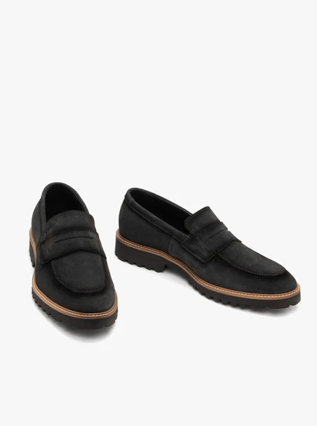 Velvet casual loafers