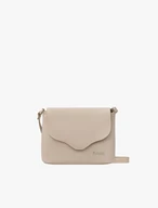 Kleine beigefarbene Brieftasche