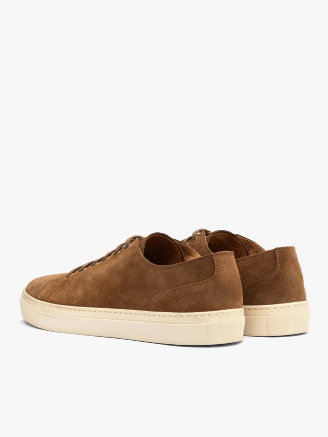 Brown suede men’s sneakers