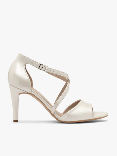 Perlen-Stiletto-Sandalen