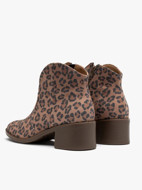 Cowboystiefel mit Leopardenmuster