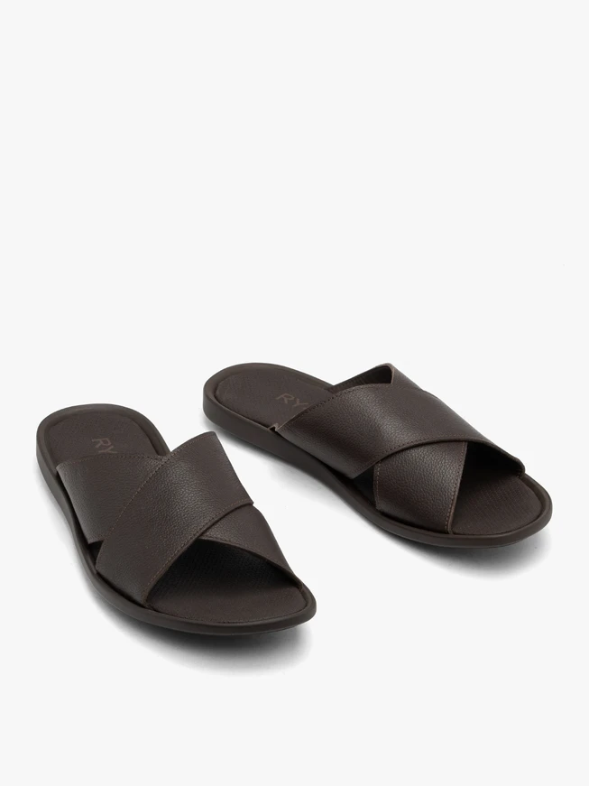Braune Herren-Flip-Flops
