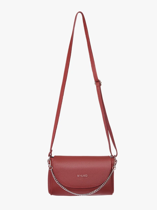 Maroon Kette Handtasche für Frauen