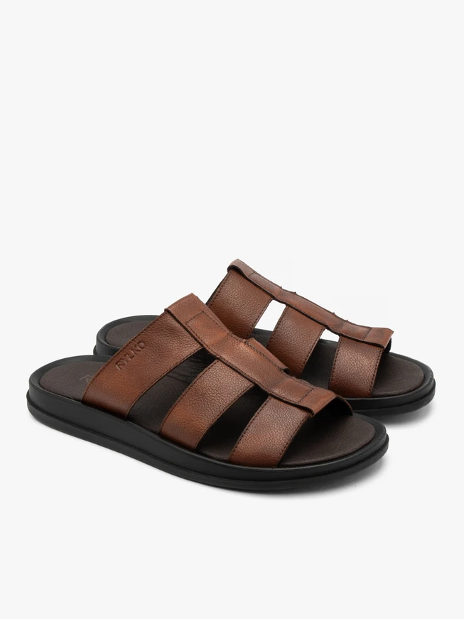 Braune Herren-Flip-Flops