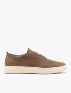 Braune Herrenhalbschuhe mit festem Boden