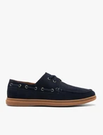 Navy men’s lace-up shoes