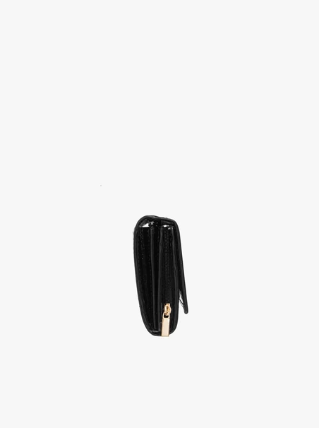 Black patent women’s wallet