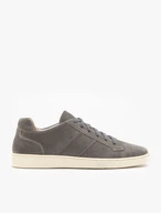 Gray suede sporty shoes