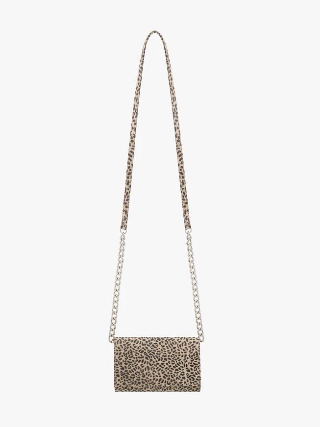 Damen-Clutch-Tasche mit Leopardenmuster