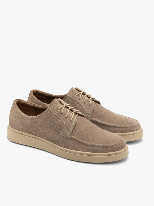 Beige Halbschuhe für Männer
