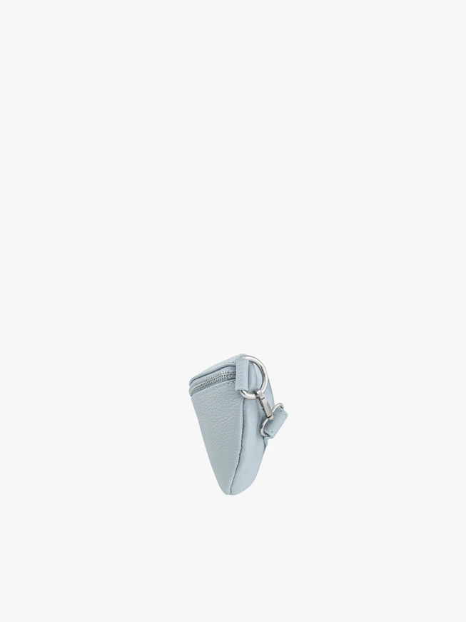Blaue Nierentasche mit Quaste