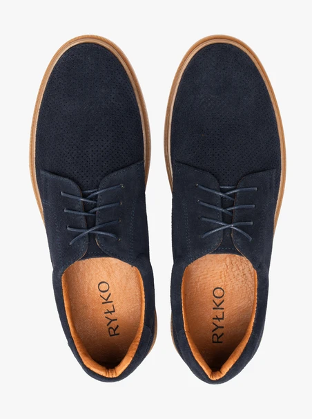 Herrenschnürschuhe mit Perforation