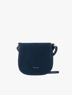 Navy flap crossbody bag