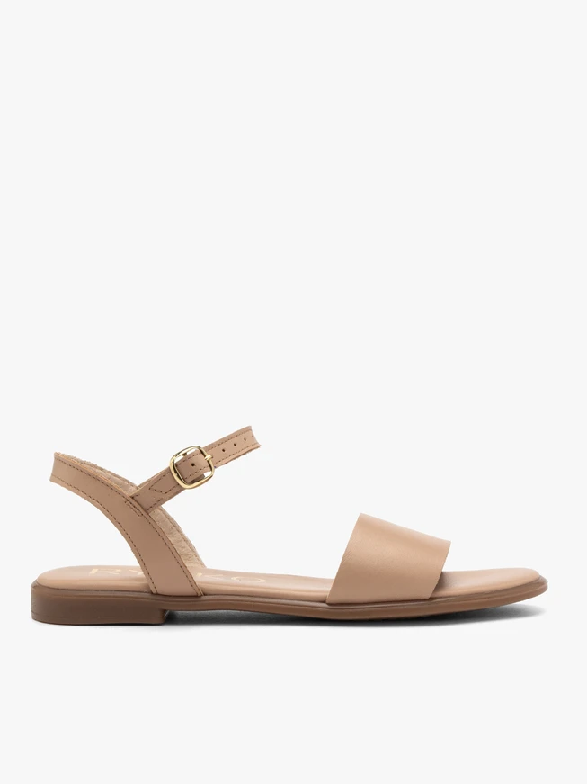 Beige flat women’s sandals