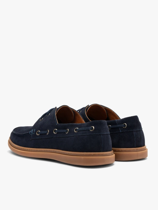 Marineblaue Schnürschuhe für Männer