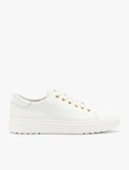White sporty shoes with lightweight sole