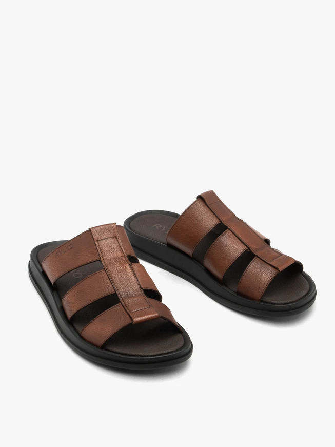 Braune Herren-Flip-Flops