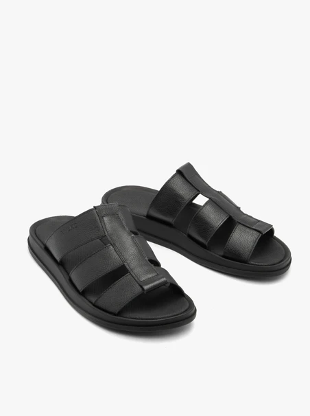 Schwarze Herren-Flip-Flops