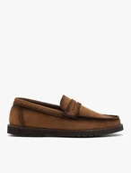 Braune Herren-Slipper-Mokassins