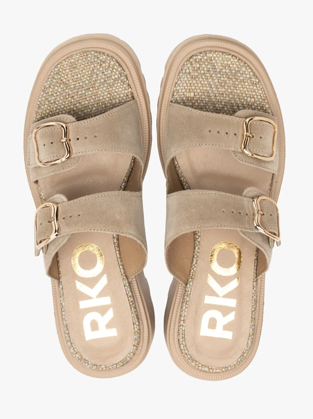 Sand Plateau-Flip-Flops für Frauen