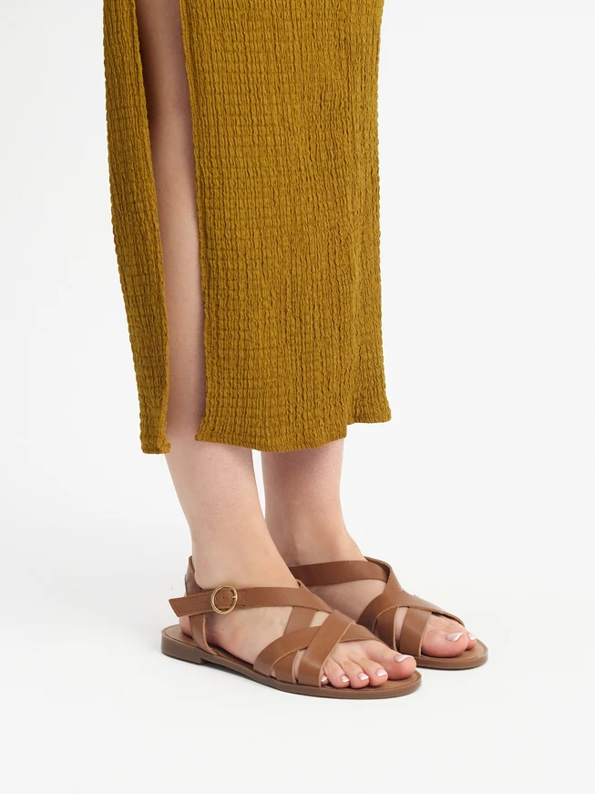 Light brown women’s sandals