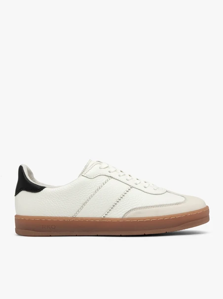 Sportliche Halbschuhe für Frauen mit flacher beiger Sohle